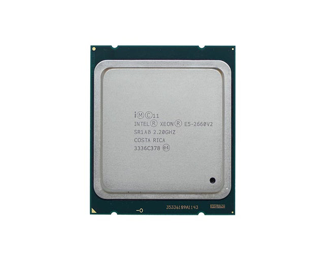 00AL144 - IBM Intel Xeon 10 Core E5-2660V2 2.2GHz 25MB L3 Cache 8GT/s QPI Speed Socket FCLGA-2011 22NM 95W Processor