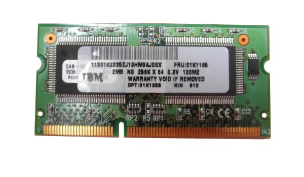 01K1185 IBM 2MB SGRAM 100MHz SoDimm Memory Module