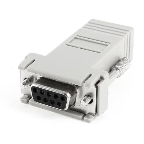 02941-C3 Cables To Go DB9 VGA Female to RJ45 Lan Adaptor Gray