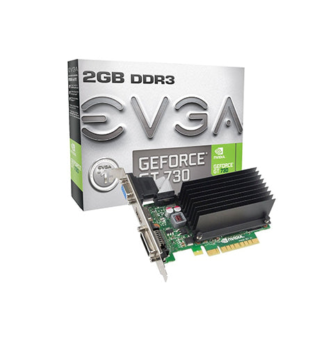 02G-P3-1733-KR - EVGA GeForce GT 730 2GB DDR3 64-Bit PCI Express 2.0 DVI/ HDMI Video Graphics Card