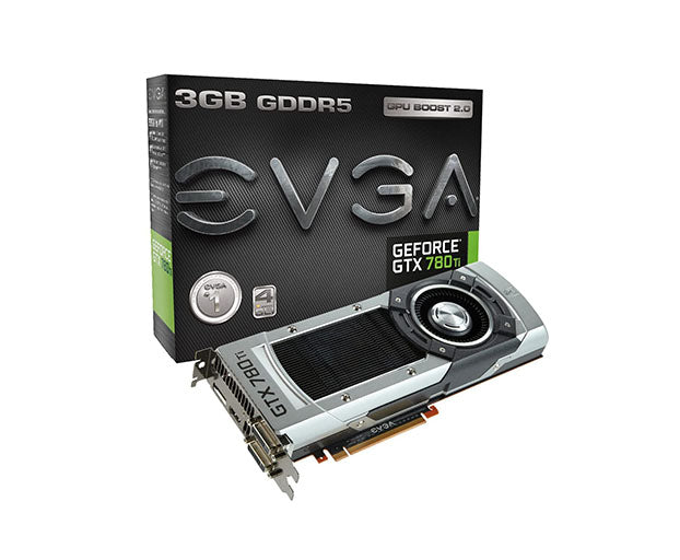 03GP42780KR - EVGA GeForce GTX 780 03g-p4-2780-kr Video Graphics Card 3GB GDDR5 PCI Express xpress 3.0 X16 Nvidia Sli Ready