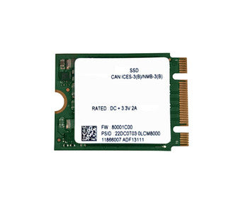 Dell - 0496FF - 256GB TLC PCI Express 3.0 x4 NVMe M.2 2230 Internal Solid State Drive (SSD)