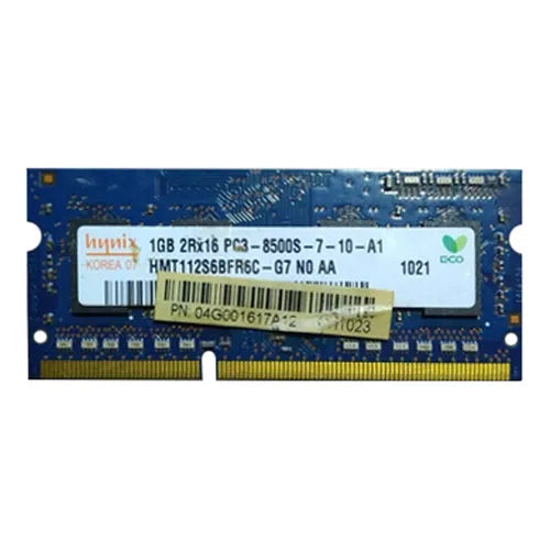 04G001617A12 Asus 1GB DDR3-1066MHz PC3-8500 Non-ECC Unbuffered SODIMM CL7 2Rx16 1.5V 204-Pin Memory Module