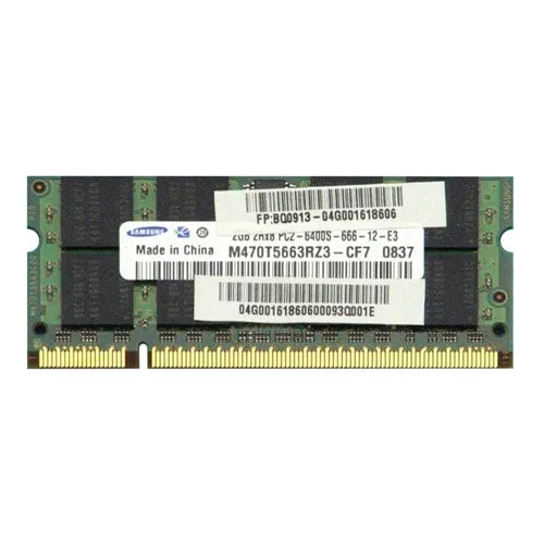 04G001618606 Asus 2GB DDR2-800MHz PC2-6400 Non-ECC Unbuffered SODIMM CL6 2Rx8 1.8V 200-Pin Memory Module