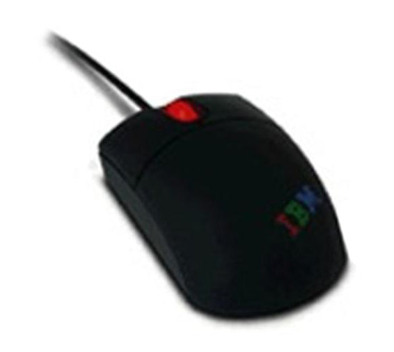 06B4069 IBM 3 Buttons Value Optical Wheel Mouse Wired Stealth Black