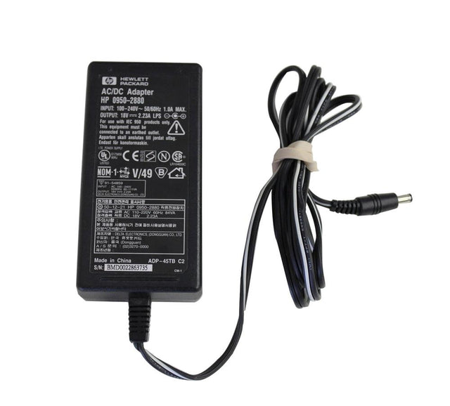 0950-2880 HP 18V 2.23A AC Adapter 100-240VAC Input 50/60Hz for Printers Various Models