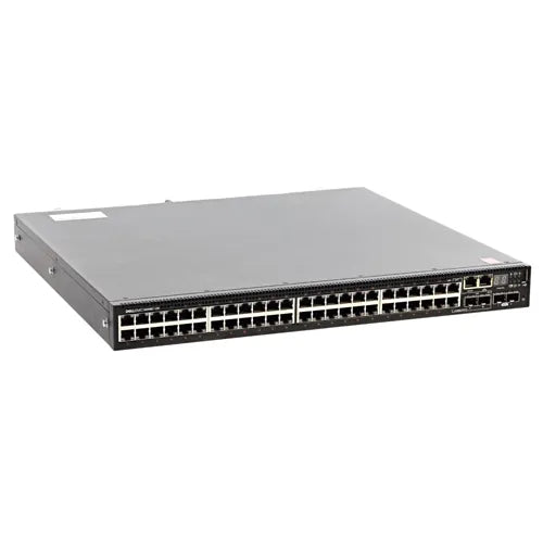 0998N4 Dell EMC N3048EP-ON 48 x Ports 10/100/1000 PoE+ + 2 x Ports 10 Gigabit SFP+ + 2 x Ports Combo Gigabit SFP Rack-Mountable 1U Layer 3 Managed 10 Gigabit Ethernet Network Switch