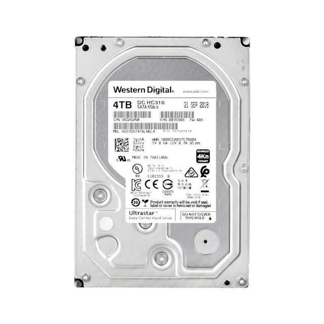 Ultrastar 7K6 4TB 7200RPM SATA 6Gb/s 256MB Cache 512e 3.5-Inch Hard Drive