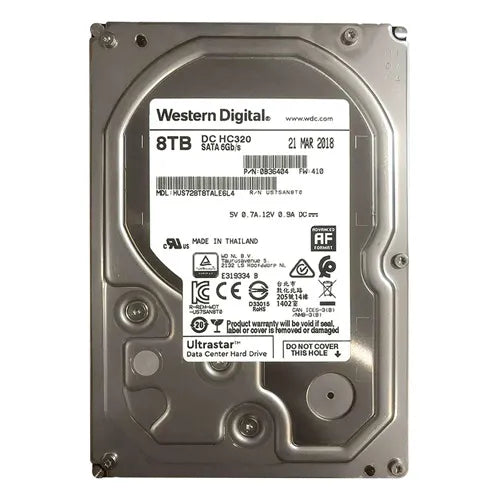 0B36404 HGST Ultrastar DC HC320 Series 8TB 7200RPM SATA 6Gb/s 512e 256MB Cache 3.5-Inch Hard Drive