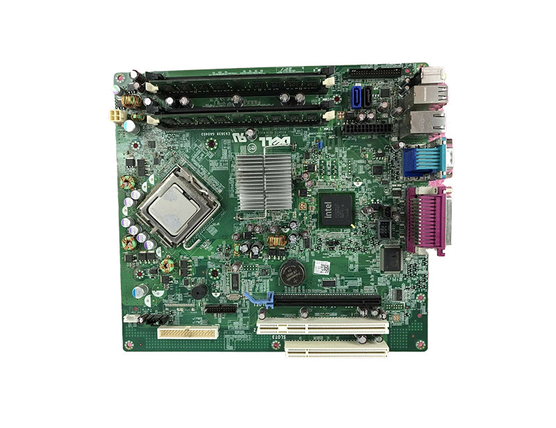 Dell - 0M858N - Socket LGA775 Intel Q43 + ICH10 Chipset System Board Motherboard for Optiplex 760 Supports Core 2 Duo/ Core 2 Quad/ Celeron Series DDR2 4x DIMM - Orange Hardwares