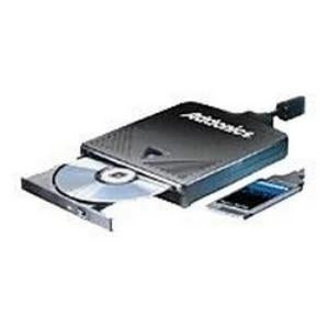 AECD9824UM Addonics Pocket CDRom Drive 24X USB 2.0 Silver Portable CD Drive (Refurbished)