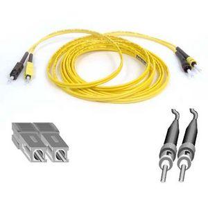 F2F80207-15 Belkin Fiber Optic Cable SC (Male) ST (Male) 15ft Yellow