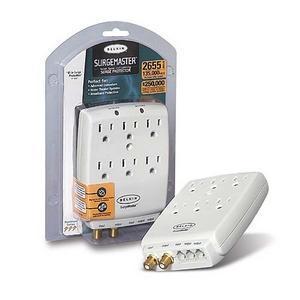 F9M623-CW Belkin 6-Socket Wall Mount Maximum Series Receptacles: 6 x NEMA 5-15R 2655J