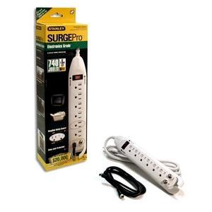 STS164-AV Belkin Stanley SurgePro 6-Outlet With Coax Protection Receptacles: 6 x NEMA 5-15R 740J