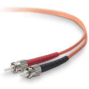 A2F20200-50 Belkin Patch Cable ST Multimode (Male) ST Multimode (Male) 50ft Fiber Optic 62.5 / 125 Micron Orange