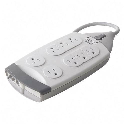 F9M820-08 Belkin 8-Outlet SurgeMaster Receptacles: 8 x NEMA 5-15R 2655J