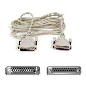 F2J044-10 Belkin Pro Series DB25 Female to DB25 Male PC Serial Printer Cable 10ft