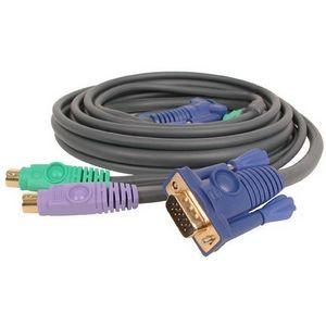 G2L1003P Iogear 10ft KVM 3-In-1 PS/2 VGA Cable for PC