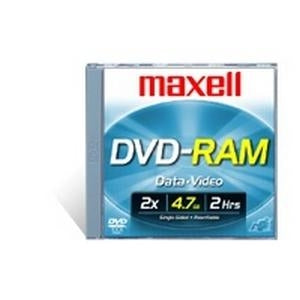 636070 Maxell DVD-RAM 74m 3x 4.7GB Jewelcase