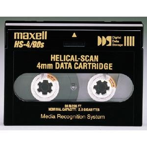 331910 Maxell 2GB(Native) / 4GB(Compressed) DDS-1 4mm Tape Media Cartridge