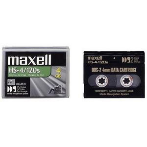 200110 Maxell 4GB(Native) / 8GB(Compressed) DDS-2 4mm Tape Media Cartridge