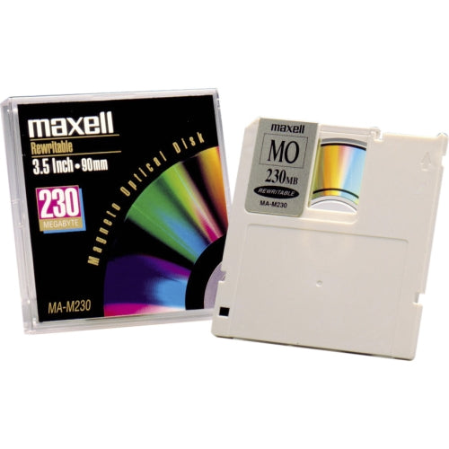 622010 Maxell Magneto Optical Media 230 MB 3.50"