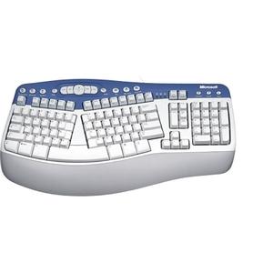 K50-00001 Microsoft Natural MultiMedia Keyboard with 1-Touch Buttons Take You Directly To Your Favorite Multimedia Activities (Refurbished)