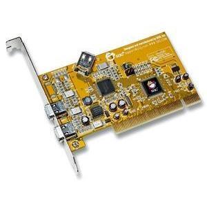 NN-440012-B SIIG 3-Port FireWire400 PCI Adapter 2 x 6-pin Female IEEE 1394a FireWire 400 External, 1 x 6-pin Female IEEE 1394a FireWire 400 Internal Plug-in Card