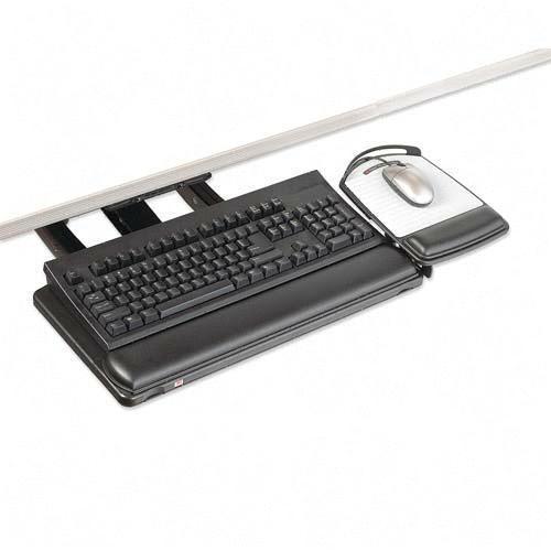 AKT180LE-A1 3M Keyboard Tray Adjustable Arm Accs Sit/stand 23in Track Adj Platf (Refurbished)