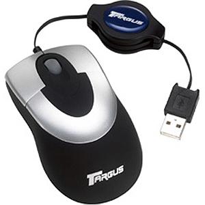 ACC031 Toshiba TargusNotebook Optical Mouse with Retractable USB Cable Optical USB Silver