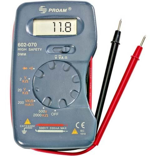 602-070 Steren3 1/2in Dig Autoperp Range Multimeter