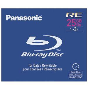 LMBE25DE Panasonic 2x 25Gb BDRE Bluray Single Rewritable Disc