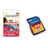 TS512MSDC Transcend 512MB SD Flash Memory Card