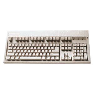 E03601D1 KeyTronic 104Keys Large L shape Enter key 5-Pin DIN/AT Cable Keyboard (Beige)