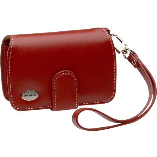 202085 Olympus Slim Leather Case Leather Red