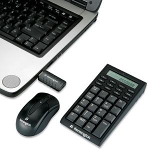 K72273US Kensington 72273 Wireless Notebook Keypad and Mouse PC & MAC Compatible Keypad Wireless Mouse Optical