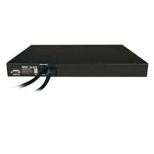 PDUMH15ATNET Tripp Lite 1.4kW 120V 8 5-15R 2 5-15P 2x 12ft Cords 1U Rack-Mount Single Phase ATS/Switched PDU (Refurbished)