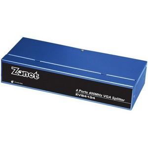 ZVS4104 Zonet Linking Zonet4-Port Video Splitter 1 x Video In 4 x Video Out 2300 x 1440 60 Hz 1024 x 768 640 x 480