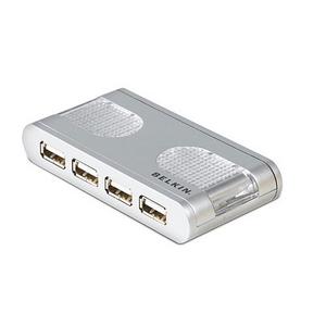 F5U700 Belkin 7 Port High Speed USB 2.0 Lighted Hub 7 x 4-pin USB 2.0 USB Downstream External (Refurbished)