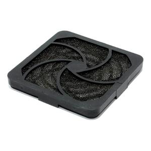 FANFILTER8 StarTech Cleanable Air Filter for 80mm Computer Case Fan (Black)