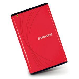 TS0GSJ25R Transcend StoreJet 2.5 USB Aluminum Housing Portable Hard Drive (Red)