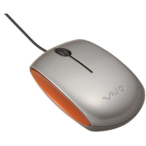 VGP-UMS20/H Sony Vaio USB Optical Mouse (Orange and Grey)