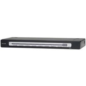 F1DA116Z-B Belkin OmniView PRO3 16-Port KVM Switch 16 x 1 16 x HD-50 Keyboard/Mouse/Video Rack-mountable (Refurbished)