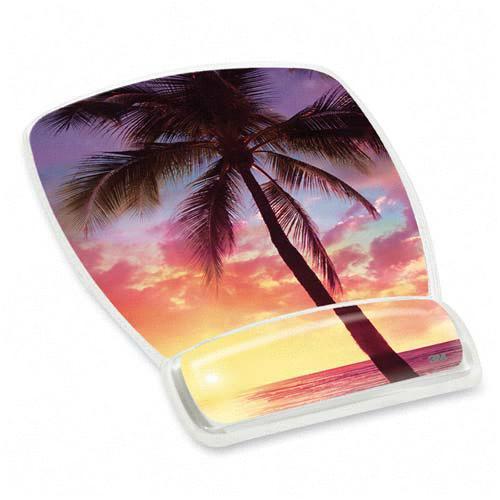 MW308SR-B2 3M Mousepad And Wrist Rest Gel Accs Clear Tropical Sunrise (Refurbished)