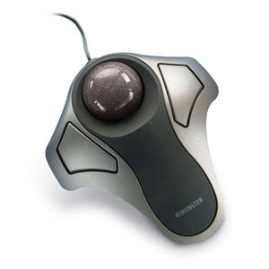 8589664327 Kensington Orbit 64327 Optical Trackball Optical USB 2 x Button Black Silver