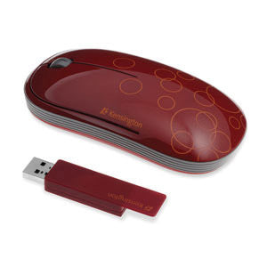 8589672275 Kensington 72275 Ci70LE Wireless Mouse Optical USB 3 x Button Red