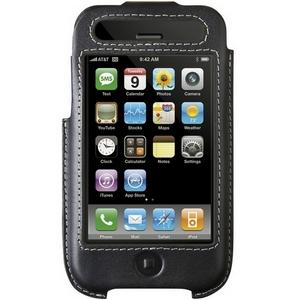 F8Z338 Belkin Formed Case for iPhone Leather Black