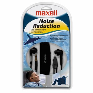 190404 Maxell NR-EB-I Noise Reduction Stereo Earphone Wired Connectivity Stereo Earbud