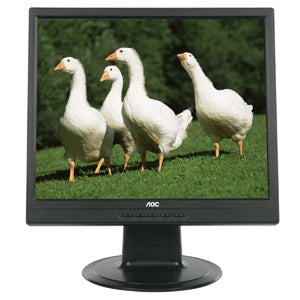 197VA-1 AOC 19" LCD Monitor 5 ms 1280 x 1024 16 Million Colors 300 Nit 1000:1 Speakers DVI VGA Black (Refurbished)