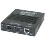 SGPOE1014-100 Transition 10/100/1000Base-T (RJ45) to 1000Base-LX SC Single Mode 1310 NM 10 Kilometers/6.2 Miles for Power-Over-Ethernet Stand Alone Media Converter